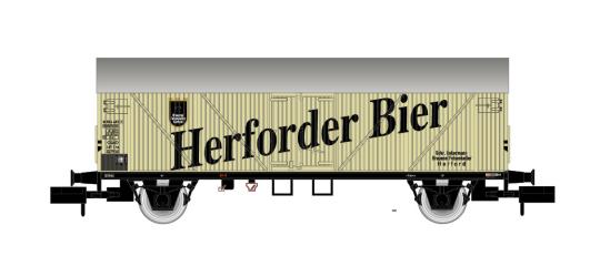 Arnold 2-achsiger Bierkühlwagen DB Herforder Bier Ep. III 