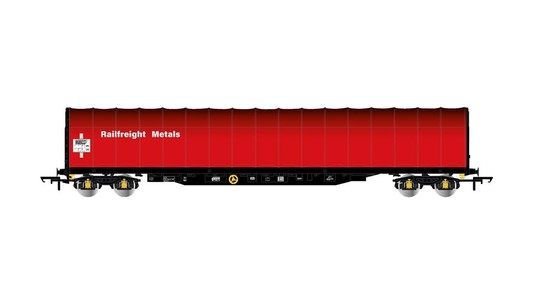 Rivarossi 4-achs. Schiebeplanenwage Typ Rilns Railfreight Metal, BR,  Ep.VI 6495 