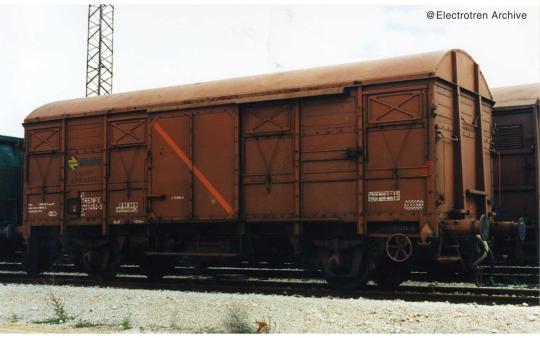 Arnold 2er Set 2achs. Ged. Güterwagen J2, vagones aislantes, RENFE,Ep. IV-V 6518 