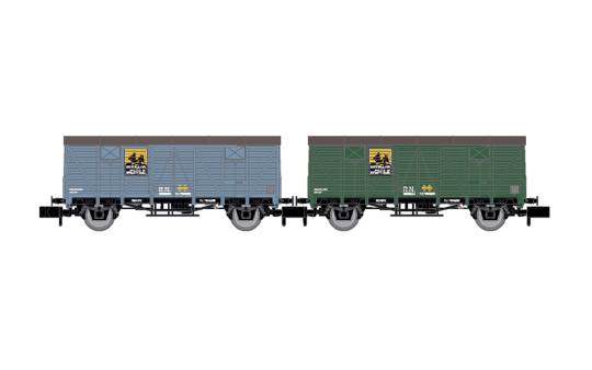 Arnold zweiachsiger gedeckter Güterwagen J3 RENFE Nitrato de Chile Ep. III HN666 