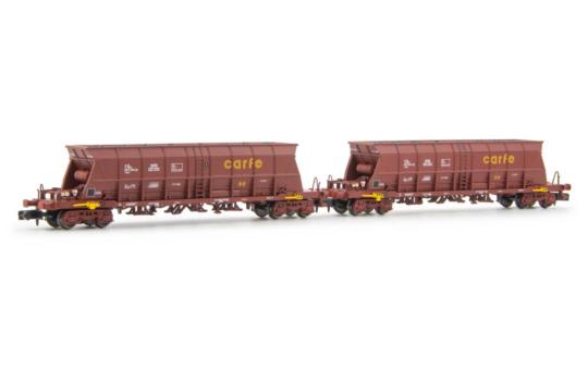 Arnold 3-tlg. Set vierachsiger Selbstentladewagen Faoos RENFE SALTRA / CARFE Ep. 