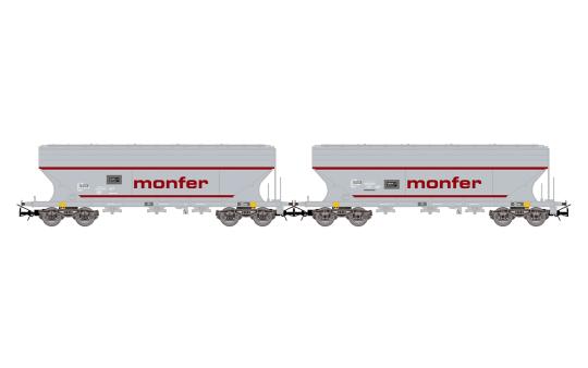 Rivarossi 2-tlg. Set Getreidesilowagen MONFER Ep. VI I-ERSA 