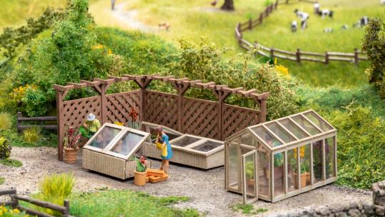 Noch Laser-Cut Deko-Set Im Garten  66805 