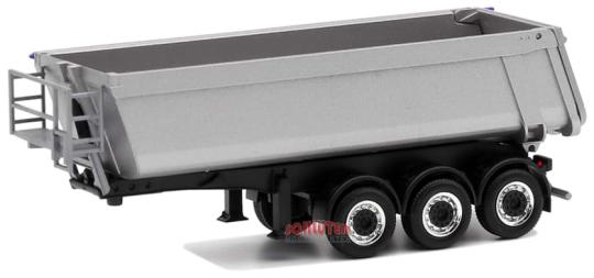 Herpa SZ Schmitz Cargobull Kippauflieger 3achs silber 
