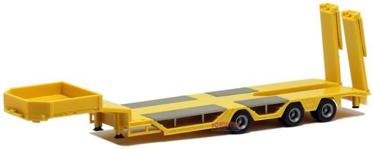 Herpa SZ Goldhofer Allrounder Auflieger 3-achs gelb 