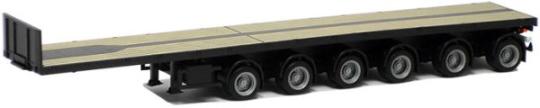 Herpa SZ Nooteboom Ballasttrailer 6-achs schwarz 