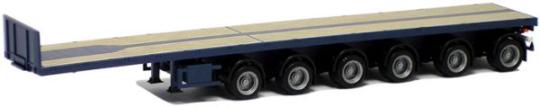 Herpa SZ Nooteboom Ballasttrailer 6-achs dunkelblau 