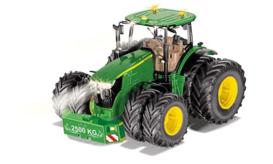 Siku John Deere 7290R mit Doppelreifen und Bluetooth 