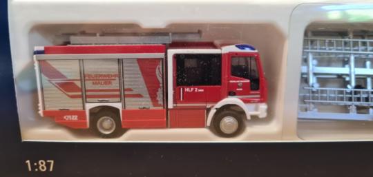 Rietze Iveco Magirus HLF Team Cab Feuerwehr Mauer b. Melk (A 