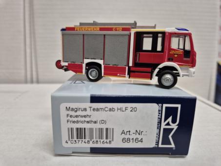 Rietze Iveco Magirus HLF Team Cab Feuerwehr Friedrichsthal 68164 