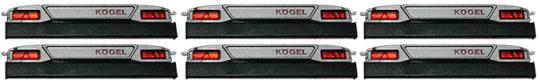 Herpa Heckstoßstangen "Kögel" (6 Stück) -passend für norma 