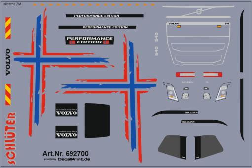 Decals für Truckdekor für Volvo Norway Edition (7,9 x 5,2 