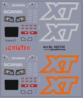 Decals für Truckdekor für Scania XT (5,5 x 6,5 cm) 