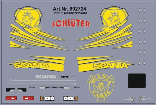 Decals für Truckdekor für Scania R (gelb) (6,8 x 4,6 cm) 