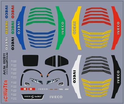 Decals für LKW-Dekor für Iveco S-Way (81 x 68 mm) 