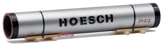 Ladegüter Loewe Pipeline-Großröhre "Hoesch", silber (130 mm) 