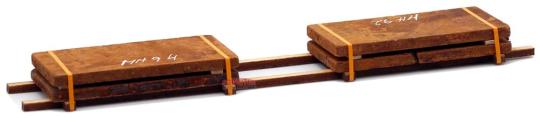 Ladegüter Bauer Stahlplatten, verrostet (142 mm) 