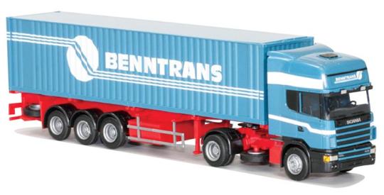 AWM LKW Scania 4 R Topl./Aerop Cont-SZ Benntrans 