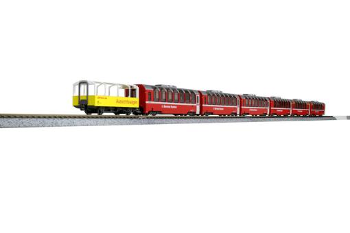 KATO 1:160 Rhätische Bahn Offener Aussichtswagen B2097 