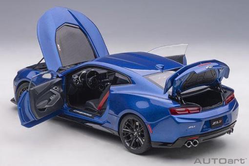 AUTOart PKW 1:18 Chevrolet CAMARO ZL1 2017 blue met. - Full Openings 