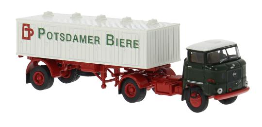Brekina LKW IFA W 50 Biertanksattelzug Potsdamer 