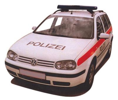 AWM VW Golf IV Variant Österre. Polizei weiß 72029 