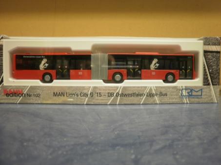 Rietze Gelenkbus MAN Lion´s City G´15 DB Ostwestfalen-Lippe- 