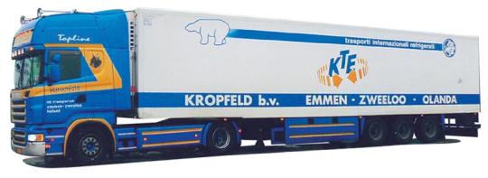 AWM LKW Scania R Topl./Aerop Kühl-KSZ Kropfeld 