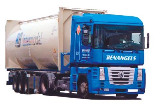 AWM LKW Renault Magnum Silo-Cont-SZ Benagels Intermodal 