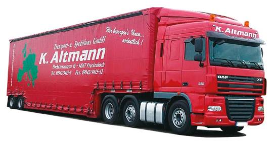 AWM LKW DAF XF 105 SC Aerop Jumbo-Ga-KSZ Altmann 