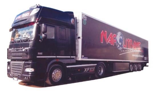 AWM LKW DAF XF 105 SC Aerop Kühl-KSZ Napoli Trans 