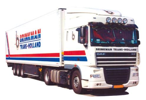 AWM LKW DAF XF 105 SC Aerop Kühl-KSZ Brinkman 74150 