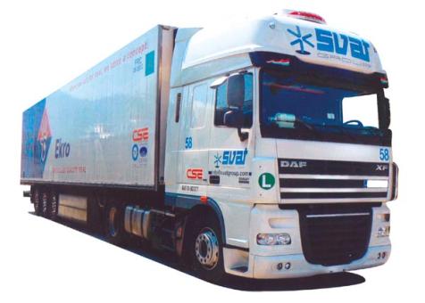 AWM LKW DAF XF 105 SSC Aerop Kühl-KSZ SVAT Ekro 