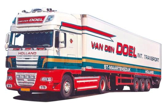 AWM LKW DAF XF 105 SSC Aerop Kühl-KSZ Van den Doel 74175 