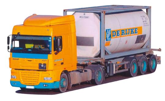 AWM LKW DAF XF 105 SC Aerop Tank-Cont-SZ De Rijke 74196 