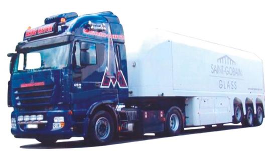 AWM LKW Iveco Stralis II/Aerop. Innenlader-SZ A.Meyer/St.Gobain 74396 