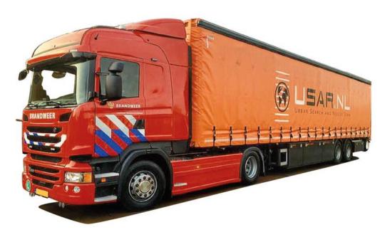 AWM LKW Scania R Highl./Aerop Ga-KSZ Brandweer / USAR 74492 