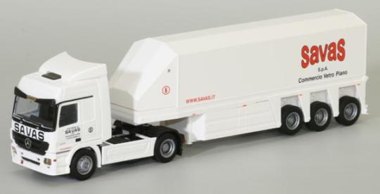 AWM LKW MB Actros MP3 L/Aerop Innenlader-SZ Savas 