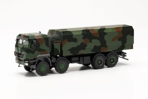 Herpa Military Iveco Trakker 8x8 geschützt, Pritschen-LKW dekoriert 746922 