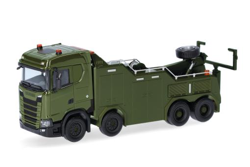 Herpa LKW Scania CS 20 ND Empl Wrecker Bison Luxemburger Armee 747196 