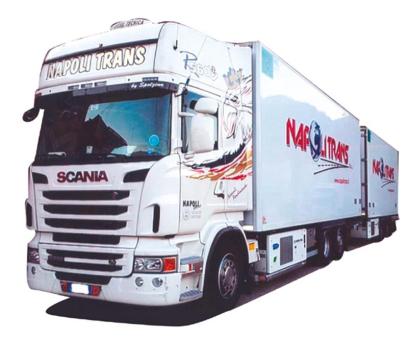 AWM LKW Scania R Topl. Jumbo-Kühl-KTaHZ Napoli Trans 