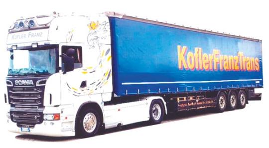 AWM LKW Scania R Topl./Aerop Ga-KSZ Kofler 74881 