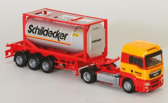 AWM LKW MAN TG-S LX Tank-Cont-SZ Schildecker 