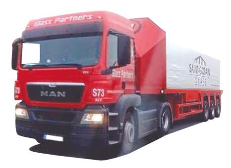 AWM LKW MAN TG-S LX Innenlader-SZ Glass Partners 