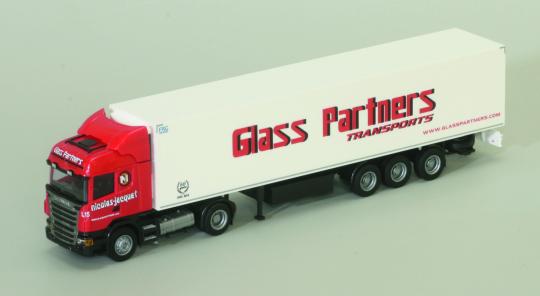 AWM LKW Scania R Topl./Aerop Kühl-KSZ Glass Partners 74959 