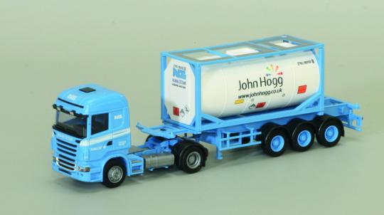 AWM LKW Scania R Highl.20ft. Tank-Cont-SZ Nijman/Hogg 74991 