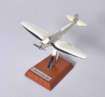 Atlas Silver Airplane Collection 1:200 Heinkel HE70 Blitz 