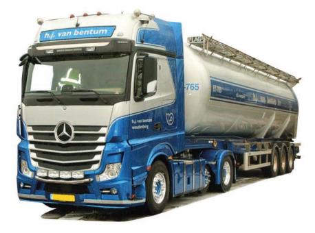 AWM LKW MB Actros 11 Giga Kippsilo-SZ Van Bentum 75108 