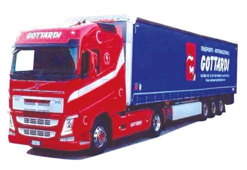 AWM LKW Volvo FH4 XL Glob./Aerop Ga-KSZ Gottardi 75204 