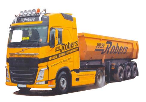 AWM LKW Volvo FH4 Glob./Aerop Mulden-SZ Josef Robers 75231 